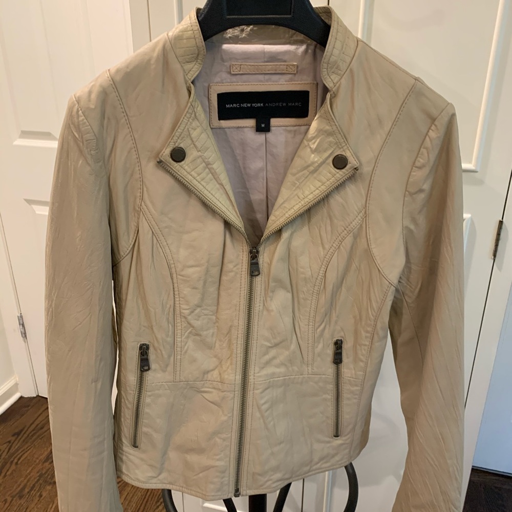Marc by Marc Jacobs Beige / tan leather jacket